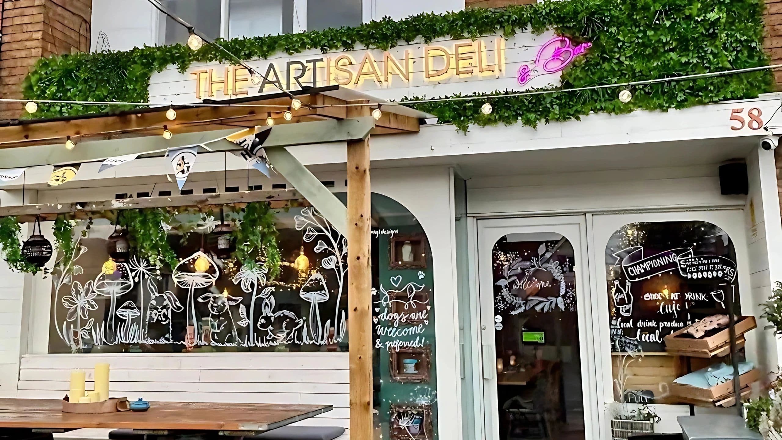 The Artisan Deli shopfront on Liverpool Road, Penwortham