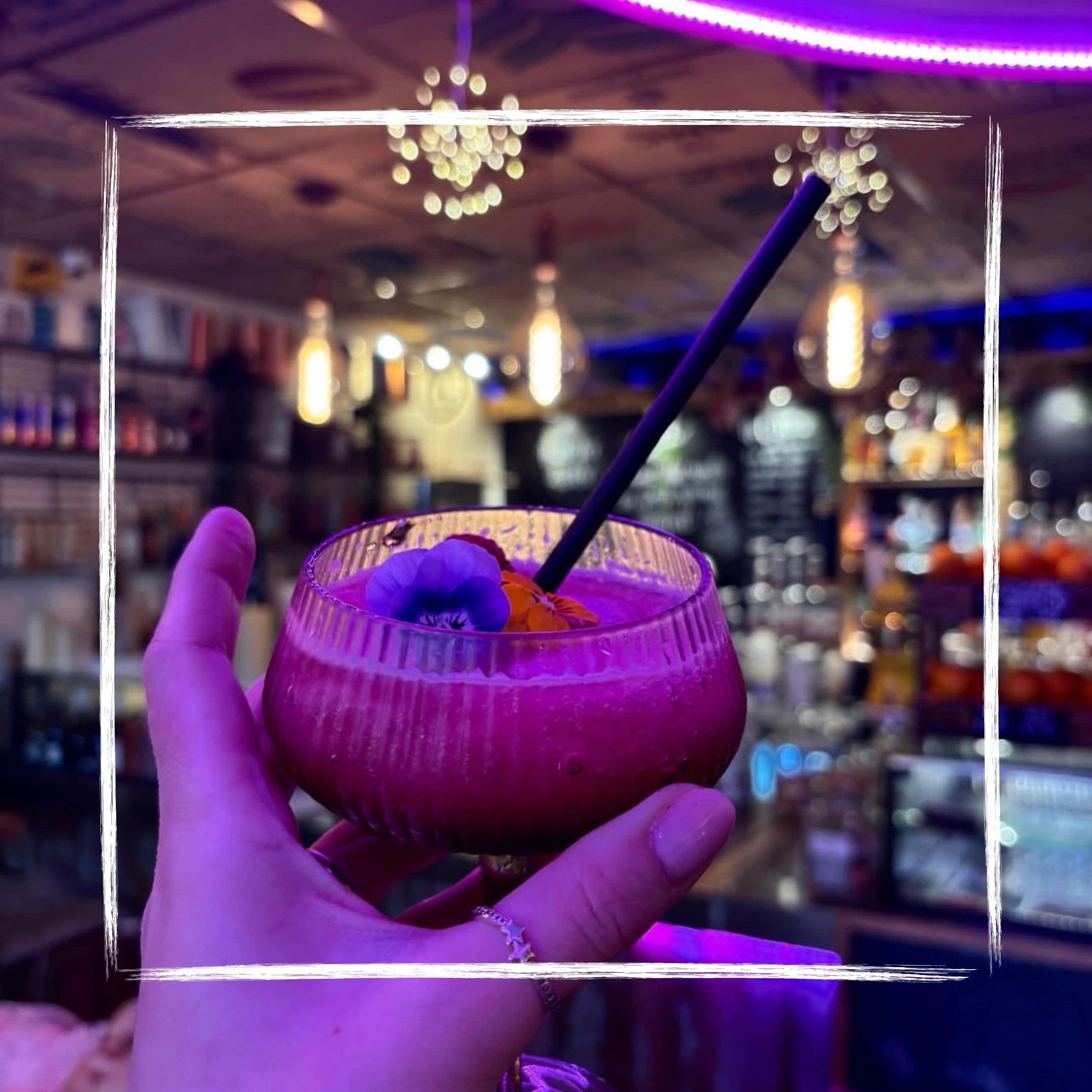 A cocktail at the bar
